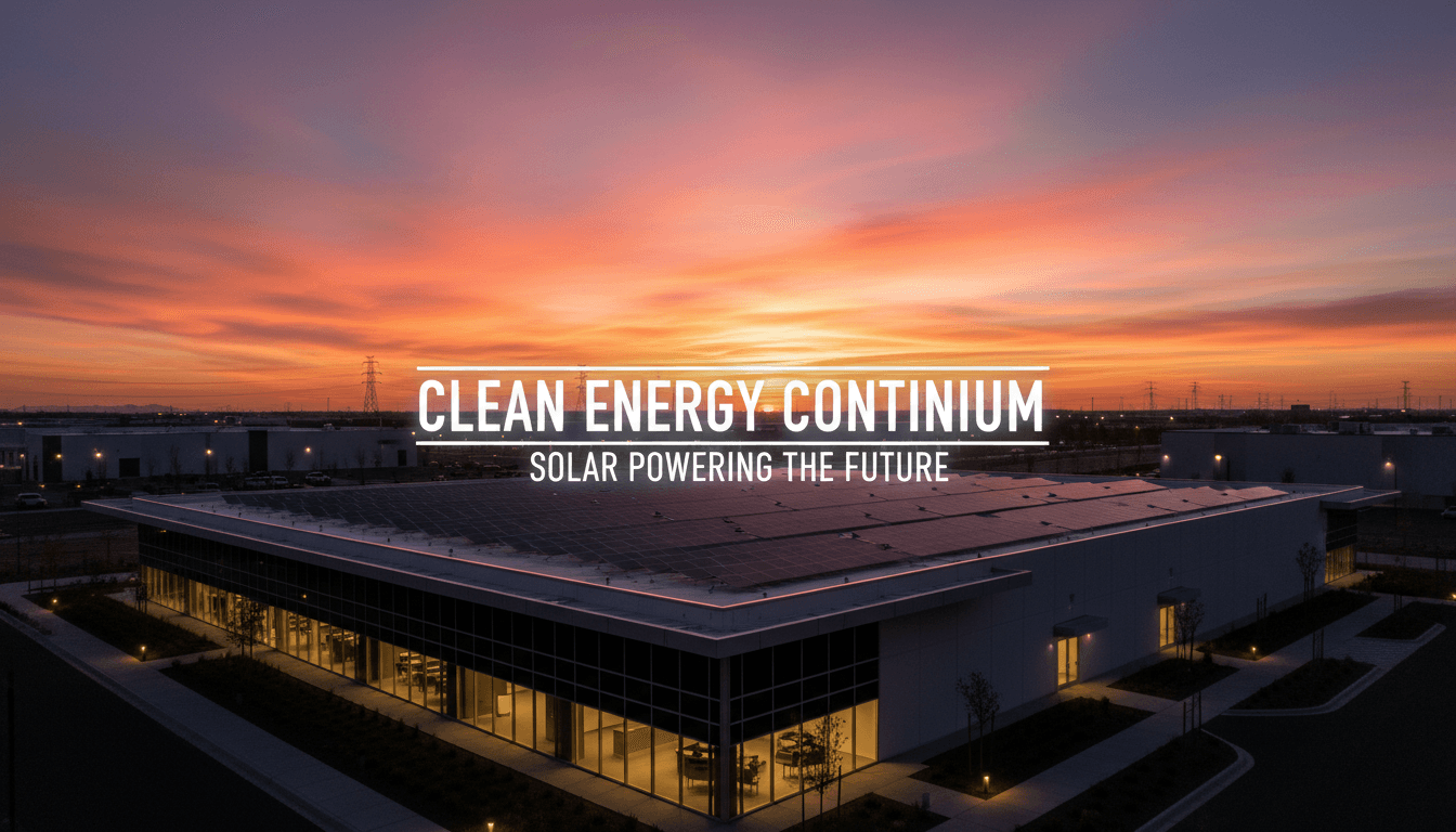Wind turbines at sunrise in rolling hills, symbolizing clean energy growth